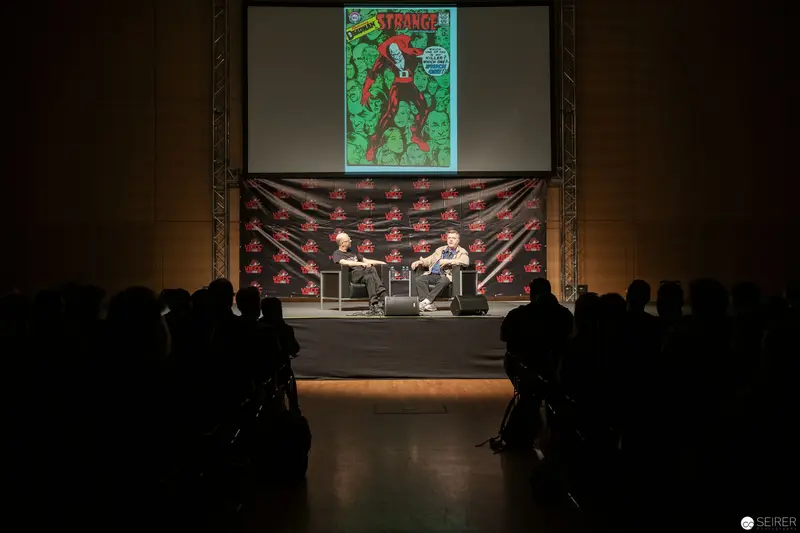 Strange Comic Panel Presentation at Vienna ComicCon 2018 Panel Stage