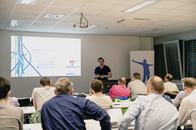 Technology Training Seminar with Corporate Presenter at Business Workshop