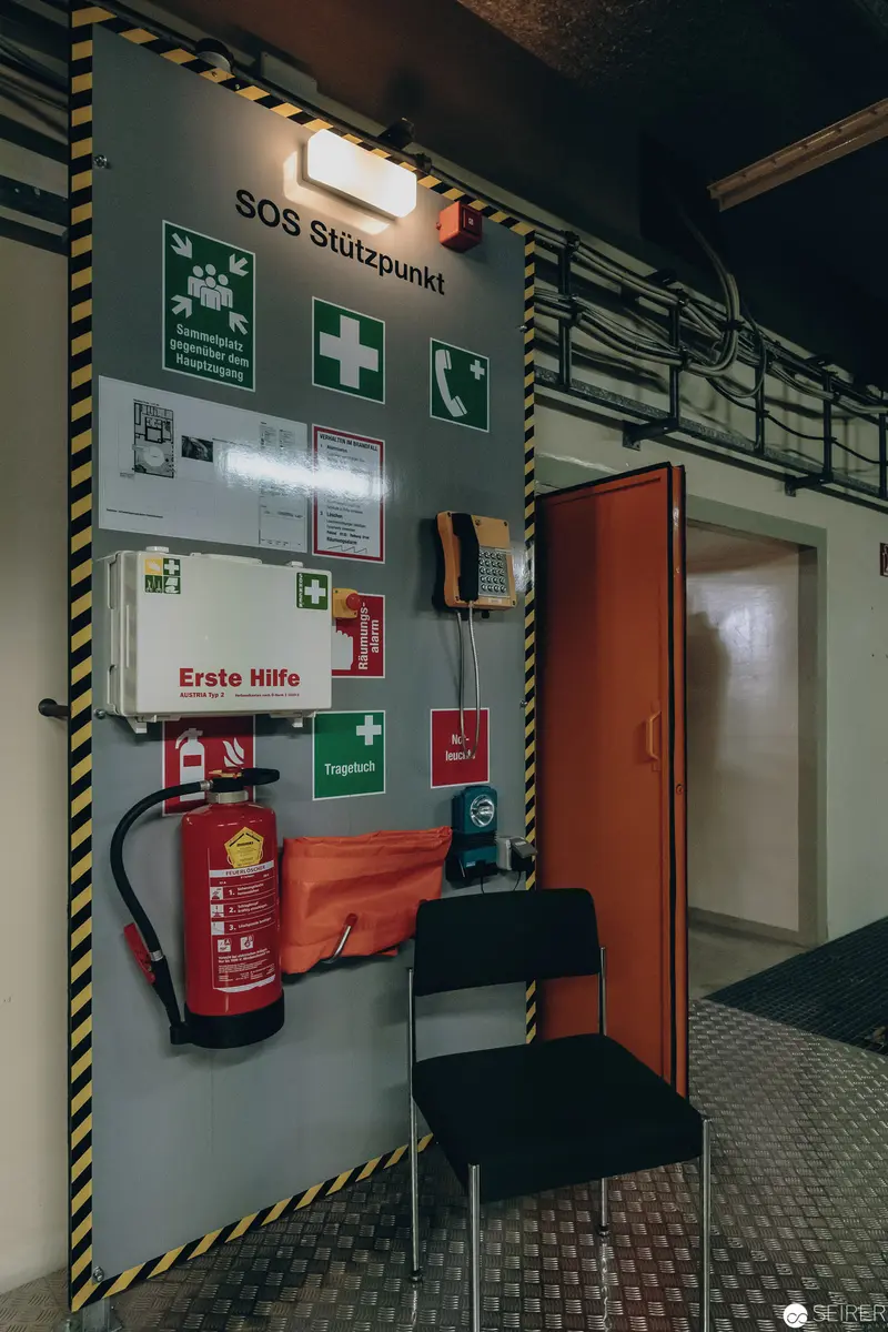 Safety Station Documentation in Zwentendorf Nuclear Power Plant Interior