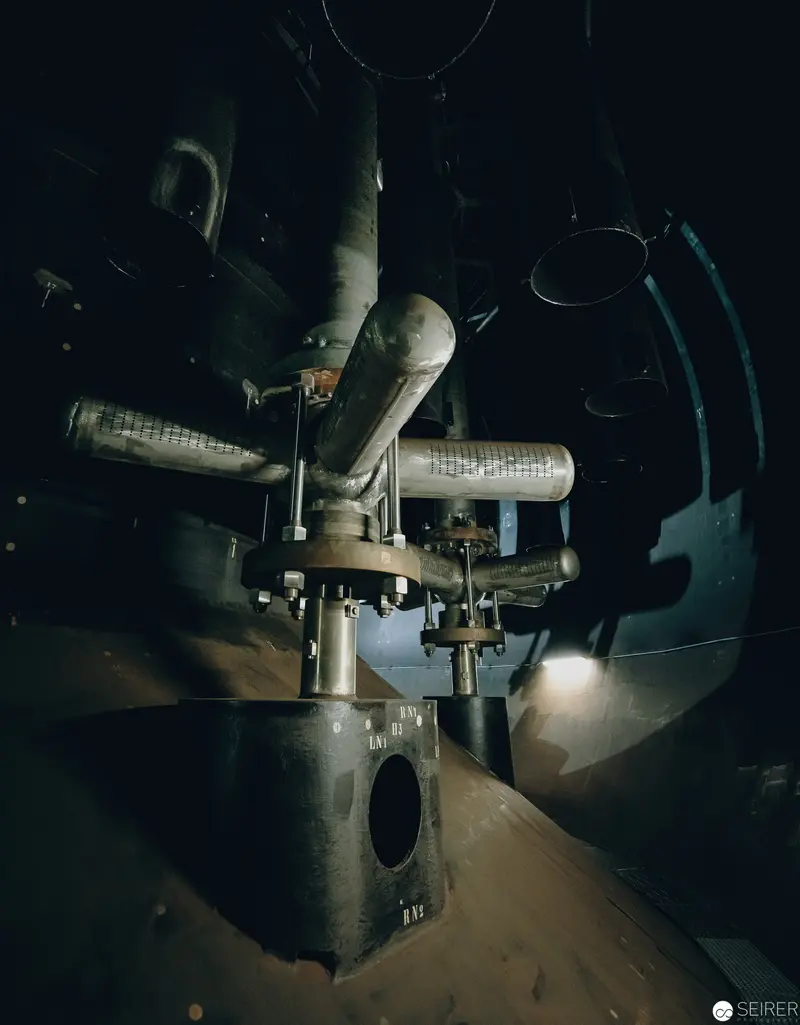 Industrial Machinery Interior of Zwentendorf Nuclear Power Plant