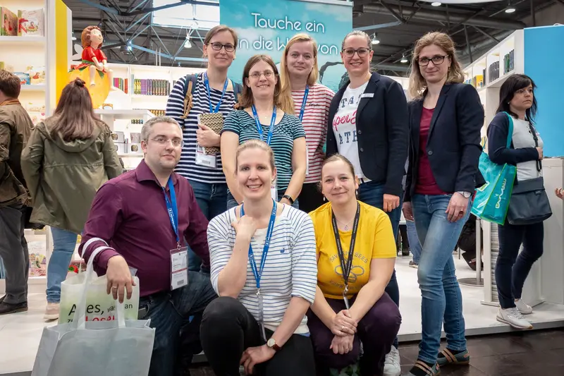 Group Photograph of Conference Attendees at Publishing Industry Event