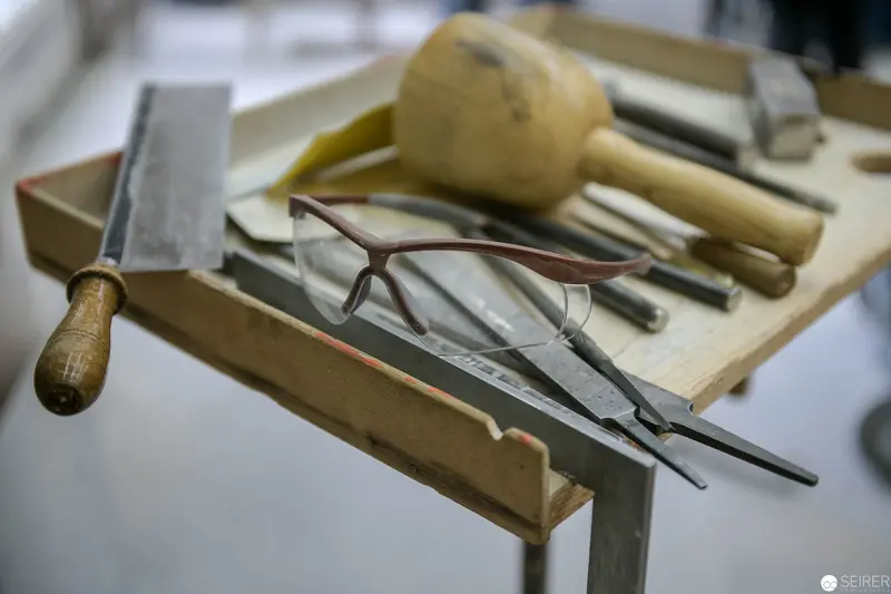 Stonemason's Tools at St. Stephan's Cathedral Workshop, Precision Craftsmanship Revealed