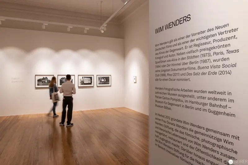 Wim Wenders Early Photographs Exhibition, Leopold Museum Vienna, April 2019