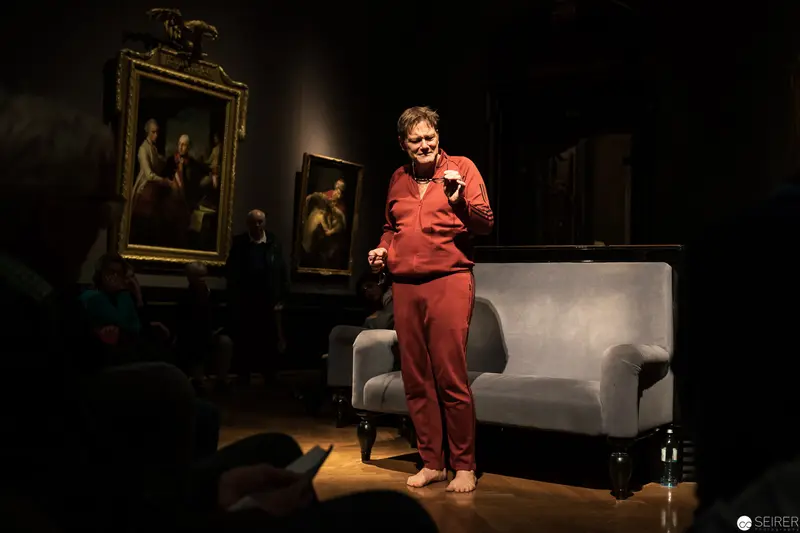 Intimate Performance in Red at Ganymed In Love 2019, Kunsthistorisches Museum Wien