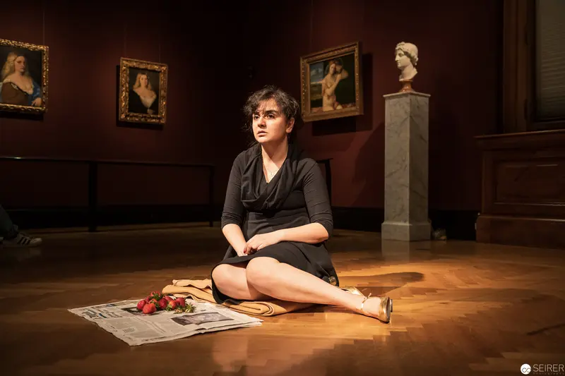 Ganymed In Love 2019: Solitary Figure Amid Kunsthistorisches Museum Art Collection