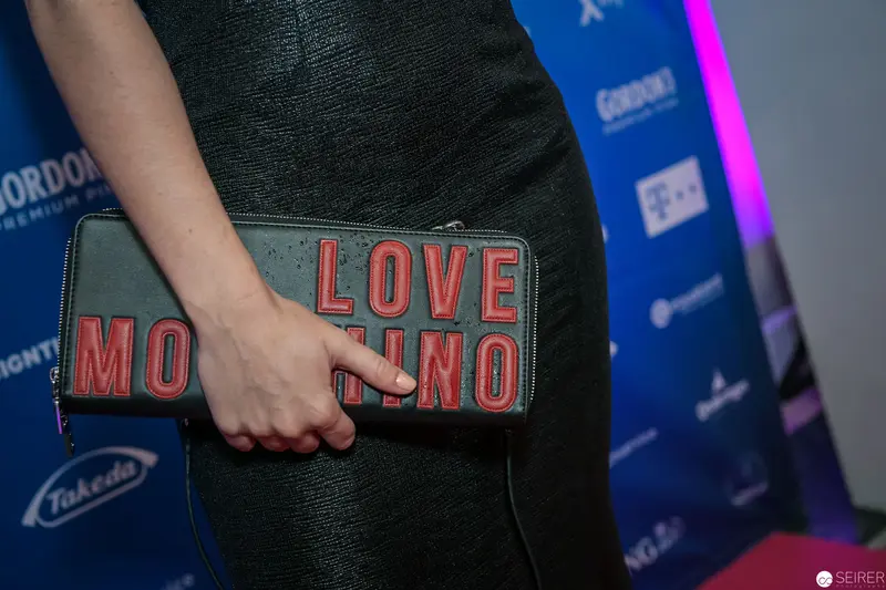 Love Moschino Clutch at Fashion Event Backstage Detail