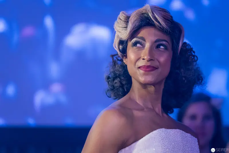 Mid-20th Century Performance Portrait with Vintage Glamour Styling