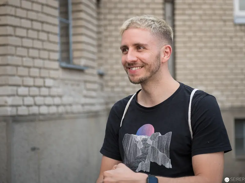 Filmmaker at Film Location for "Nevrland" Documentary Project