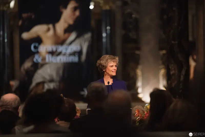 President Speaking at Caravaggio & Bernini Exhibition Opening at Kunsthistorisches Museum Wien