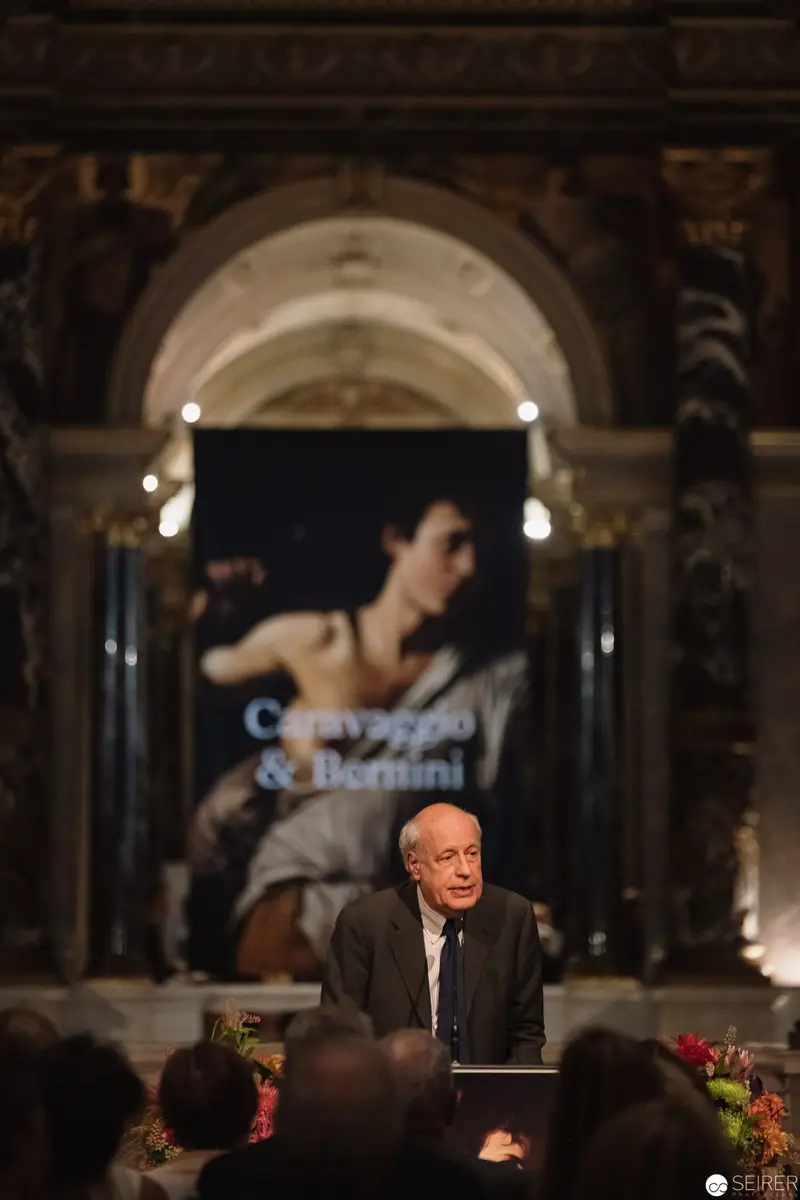 Alexander Van der Bellen Speaks at Caravaggio & Bernini Exhibition Opening, Kunsthistorisches Museum Wien