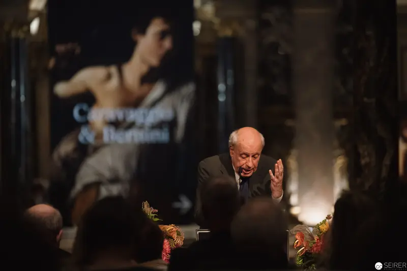 Alexander Van der Bellen Speaking at Caravaggio & Bernini Exhibition Opening
