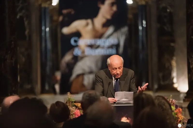 Alexander Van der Bellen Speaks at Caravaggio & Bernini Exhibition Opening