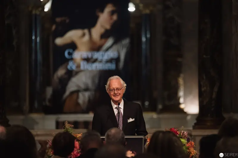 Alexander Van der Bellen Speaks at Caravaggio & Bernini Exhibition Opening, Kunsthistorisches Museum Wien