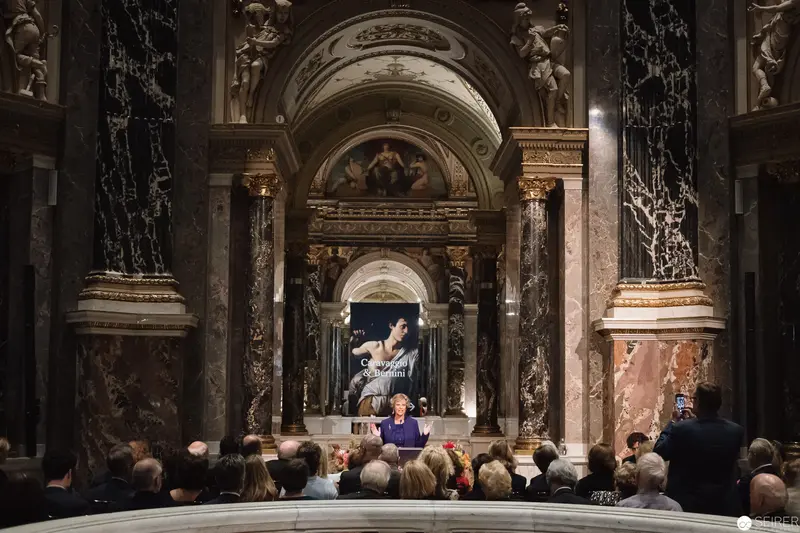 President Van der Bellen at Caravaggio & Bernini Exhibition Opening, Kunsthistorisches Museum Wien