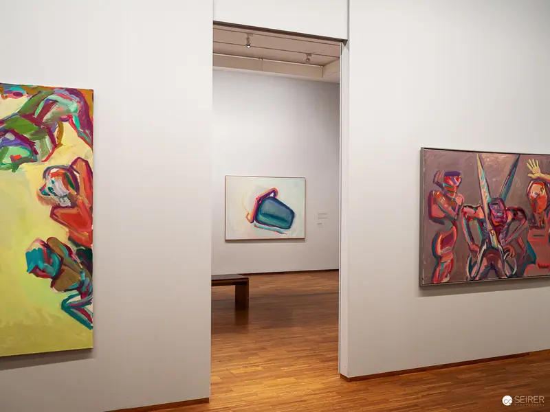 Maria Lassnig "Ways of Being" Exhibition View at Albertina Museum Gallery