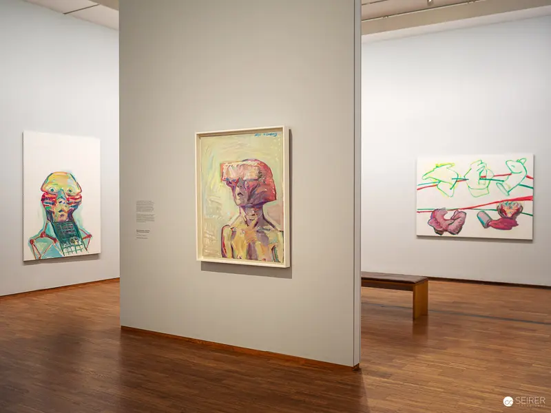 Maria Lassnig "Ways of Being" Exhibition View at Albertina Museum