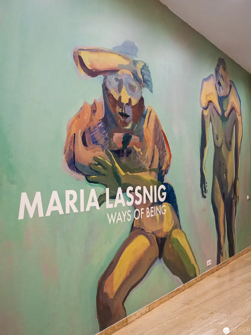 Maria Lassnig "Ways of Being" Exhibition View with Expressionist Human Figures