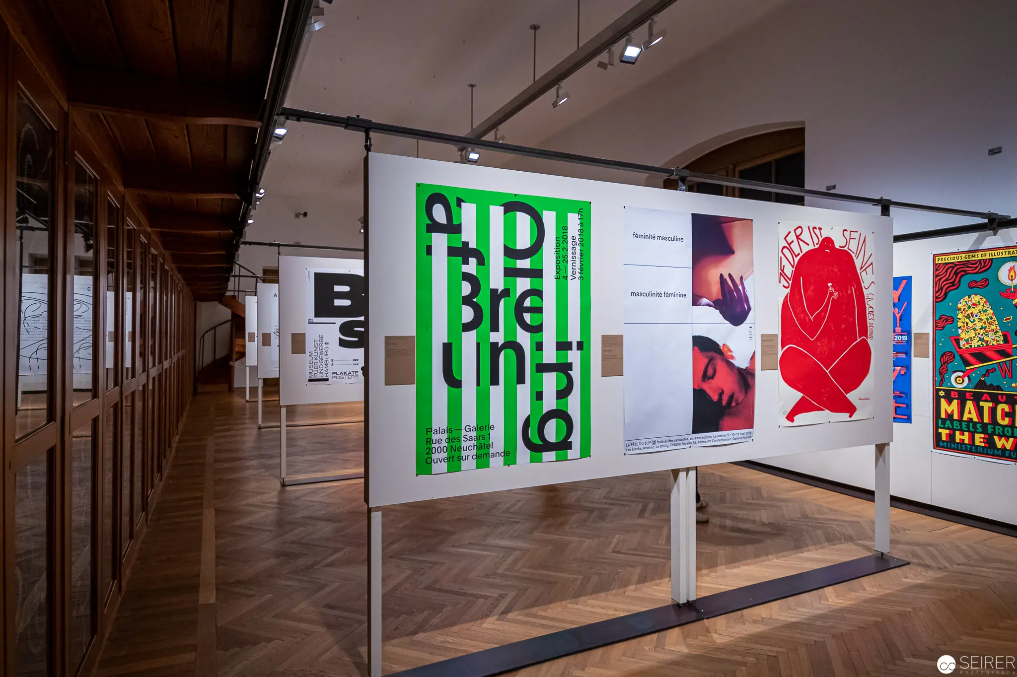 MAK Exhibition: Graphic Design Posters on Modular Display Panels