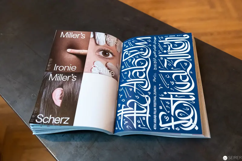 Miller's Art Book: Intricate Typography and Photographic Composition