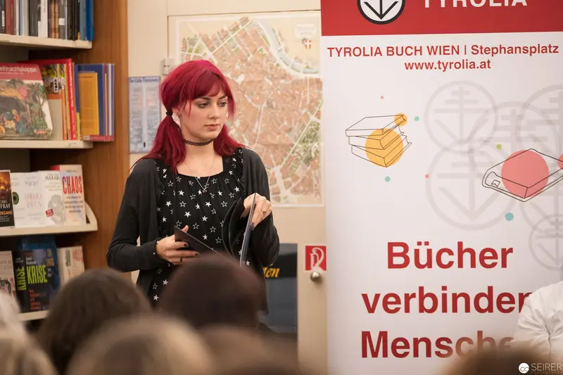 Speaker at Tyrolia Buch Wien Stephansplatz Book Store Event
