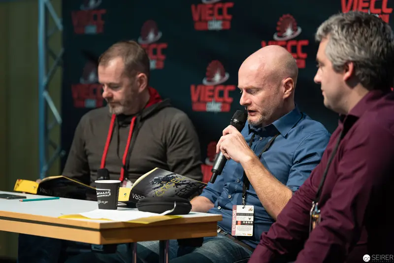 VIECC Conference Panel: T.S. Orgel and Stefan Cernohuby Discuss Literary Topics