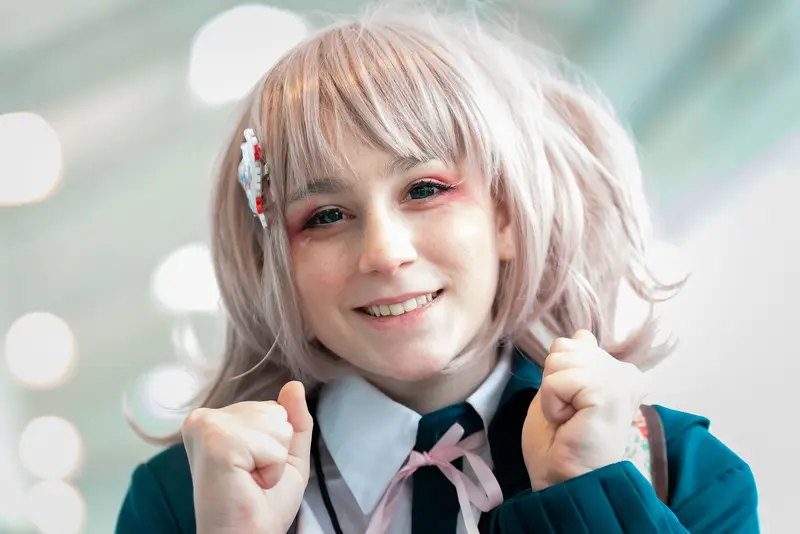 Cosplay Enthusiast in Anime-Inspired Costume at Vienna ComicCon 2019