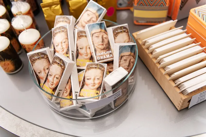 Family Matters Exhibition: Intimate Portrait Reproductions in Circular Display