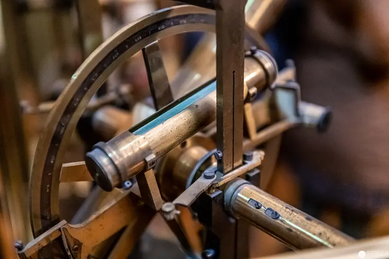 Precision Astronomical Instrument at Vienna University Observatory Detailing Mechanical Components