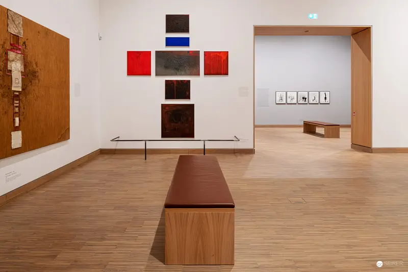 Minimalist Gallery Layout at Albertina Modern's "The Beginning" Exhibition