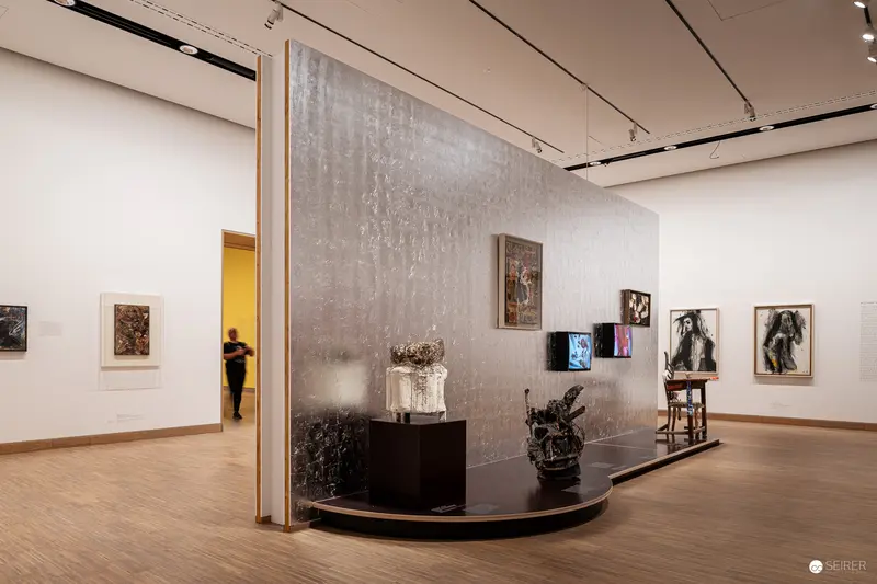 Exhibition View of "The Beginning" at Albertina Modern, Minimalist Gallery Space