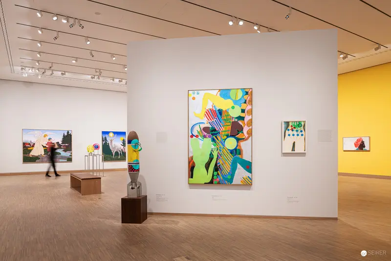 Exhibition View of Colorful Modern Artworks at Albertina Modern's "The Beginning"