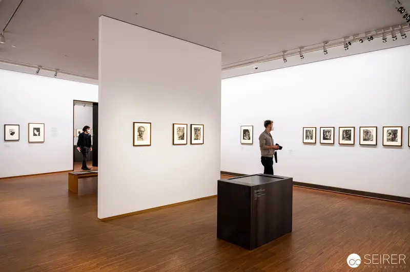 Albertina Museum "Faces" Exhibition: Visitors Exploring Photographic Portraits