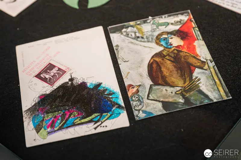 Padhi Frieberger Postcards: Mixed-Media Artistic Compositions from 1950-2000