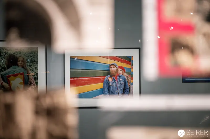 Framed Portraits at Padhi Frieberger Fotokunst Exhibition, Westlicht Gallery Vienna