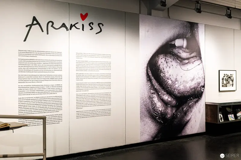 Arakiss Exhibition View: Intimate Large-Scale Monochromatic Portrait at Westlicht Gallery