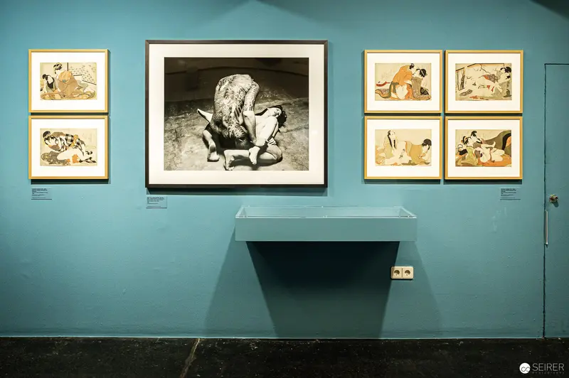 Araki Exhibition View at Westlicht: Intimate Photographic Exploration of Bodily Forms