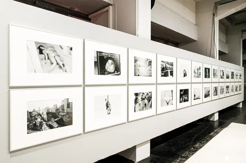 Araki's Photographic Exhibition at Westlicht: Panoramic Display of Black and White Imagery