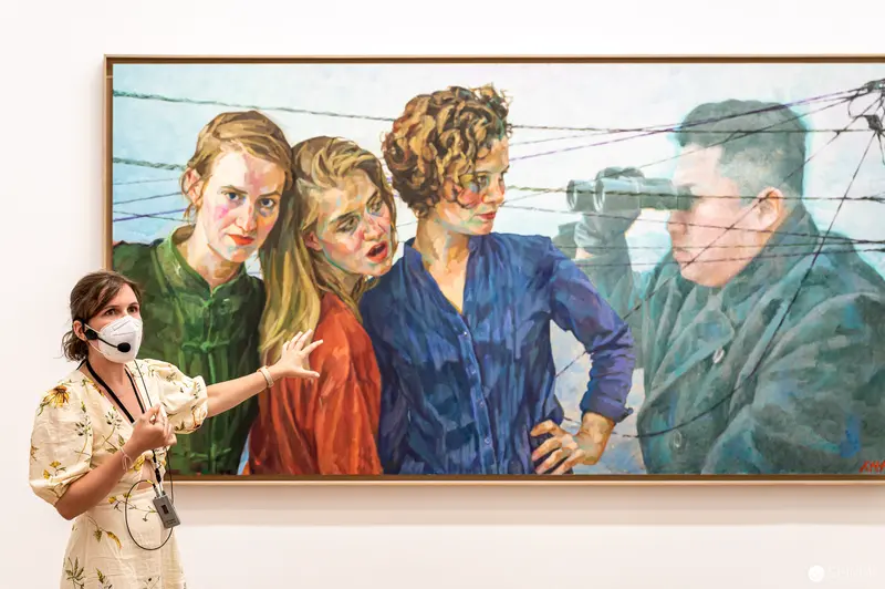 Xenia Hausner's "True Lies" Exhibition View at Albertina Museum
