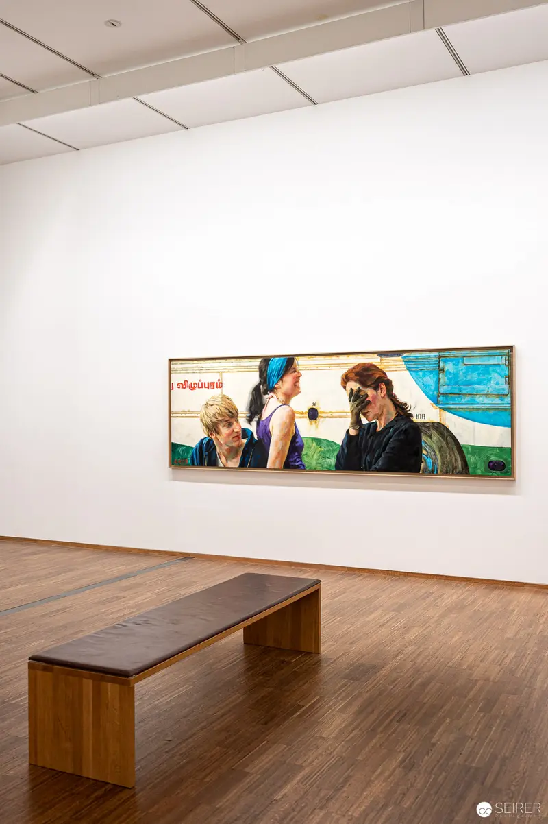Xenia Hausner's "True Lies" Exhibition at Albertina: Gallery Installation View