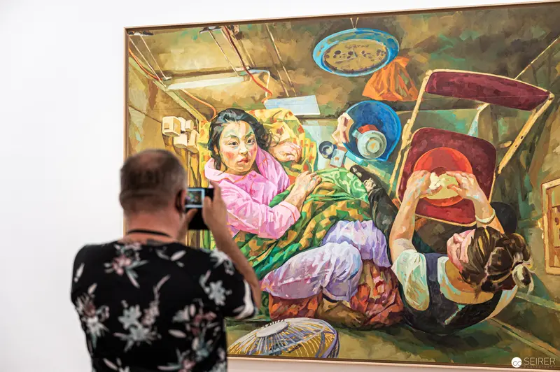 Xenia Hausner's "True Lies": Intimate Domestic Scene at Albertina Exhibition
