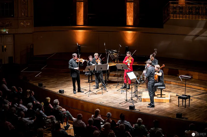 Chamber Music Performance at Konzerthaus Wien with Ensemble in Formal Attire