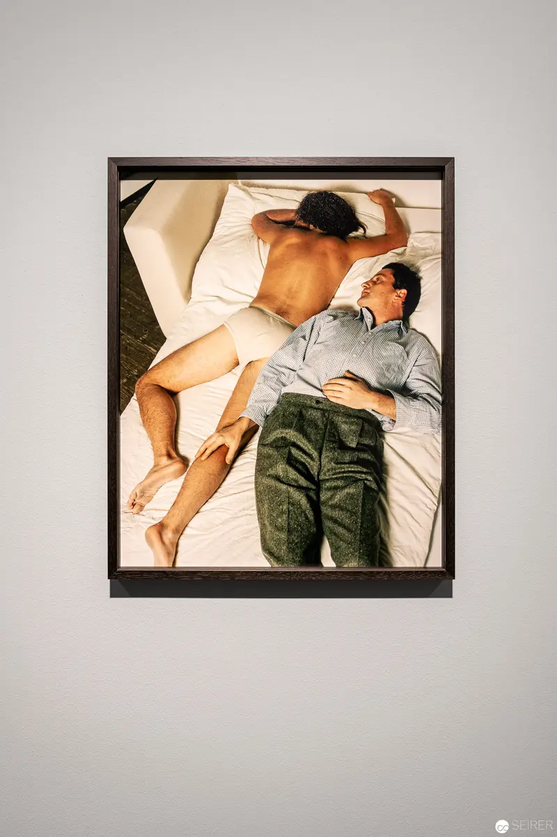 Elfie Semotan's Intimate Staged Photographic Composition of Two Intertwined Figures