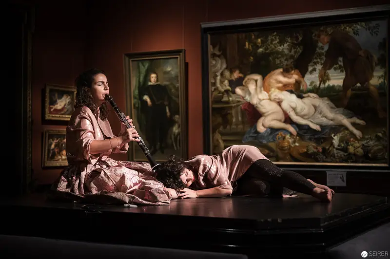 Ganymed Performance at Kunsthistorisches Museum Wien: Musical Tableau with Classical Painting