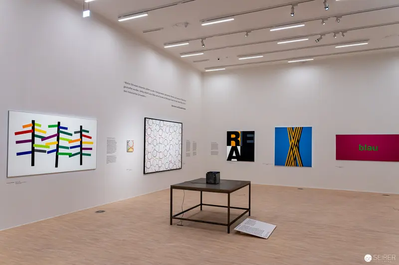 Geometric Abstraction in Contemporary Art Gallery Installation View