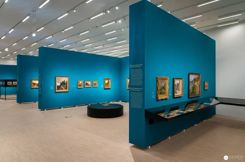 Exhibition View of Landscape Paintings at Landesgalerie Niederösterreich