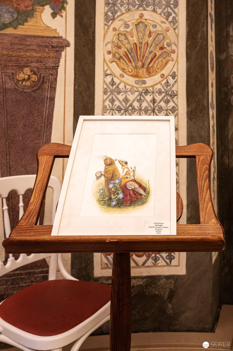 Bienenkönigin Reading at Deutschordenshaus, Vienna Illustration Display