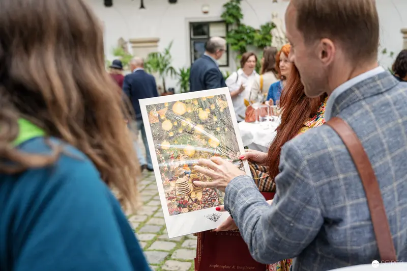 Book Reading at Deutschordenshaus: Revealing "Wiesenwald" Illustration Narrative