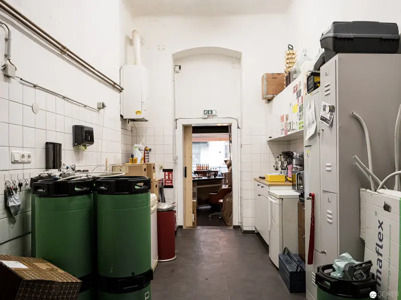 Interior of Industrial Kitchen at Schalken Brewery in Ottakring, Vienna
