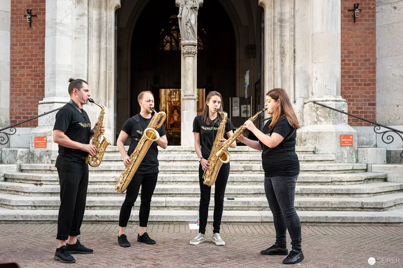 Aureum Saxophone Quartet Performing at Wieden Concert Finale