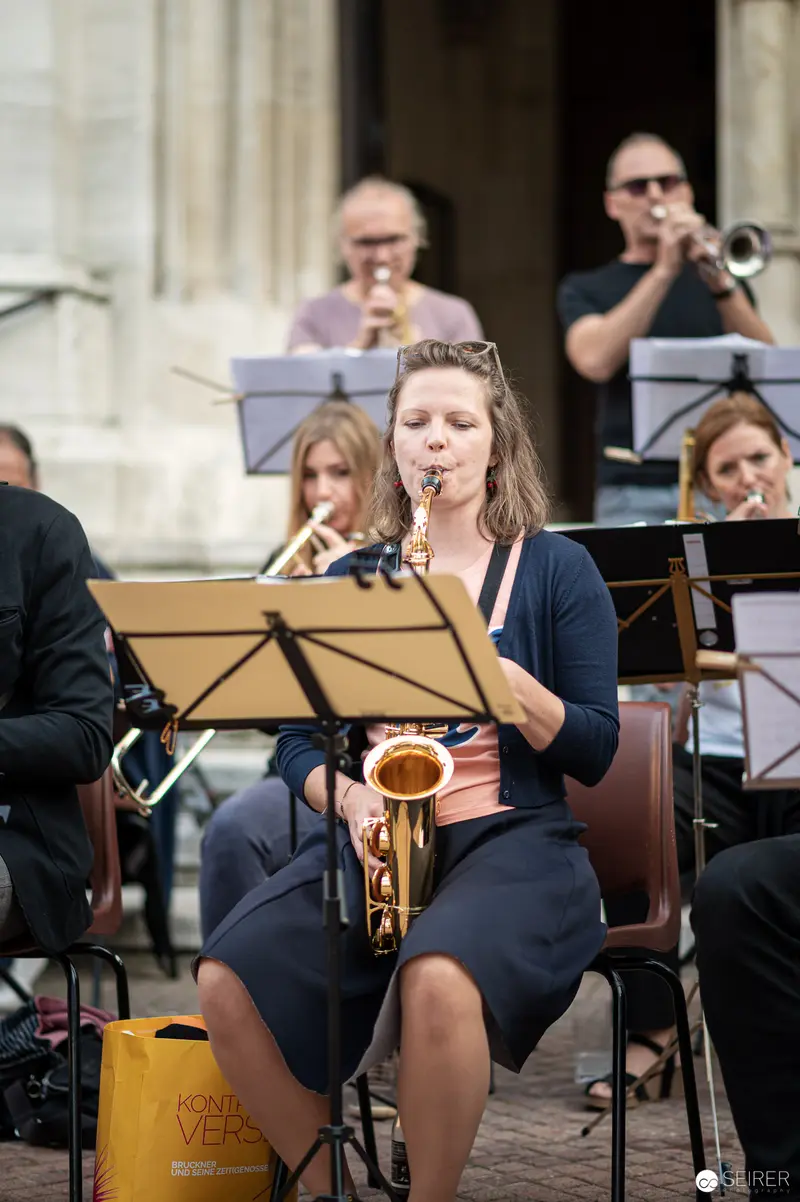 Aureum Saxophone Quartet Performing at Musik Befreit Abschlusskonzert